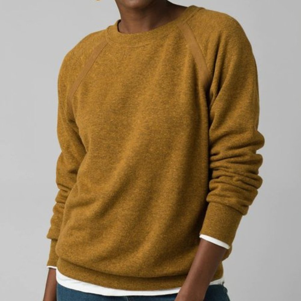 prAna Cozy Up Sweatshirt - Antique Bronze Heather